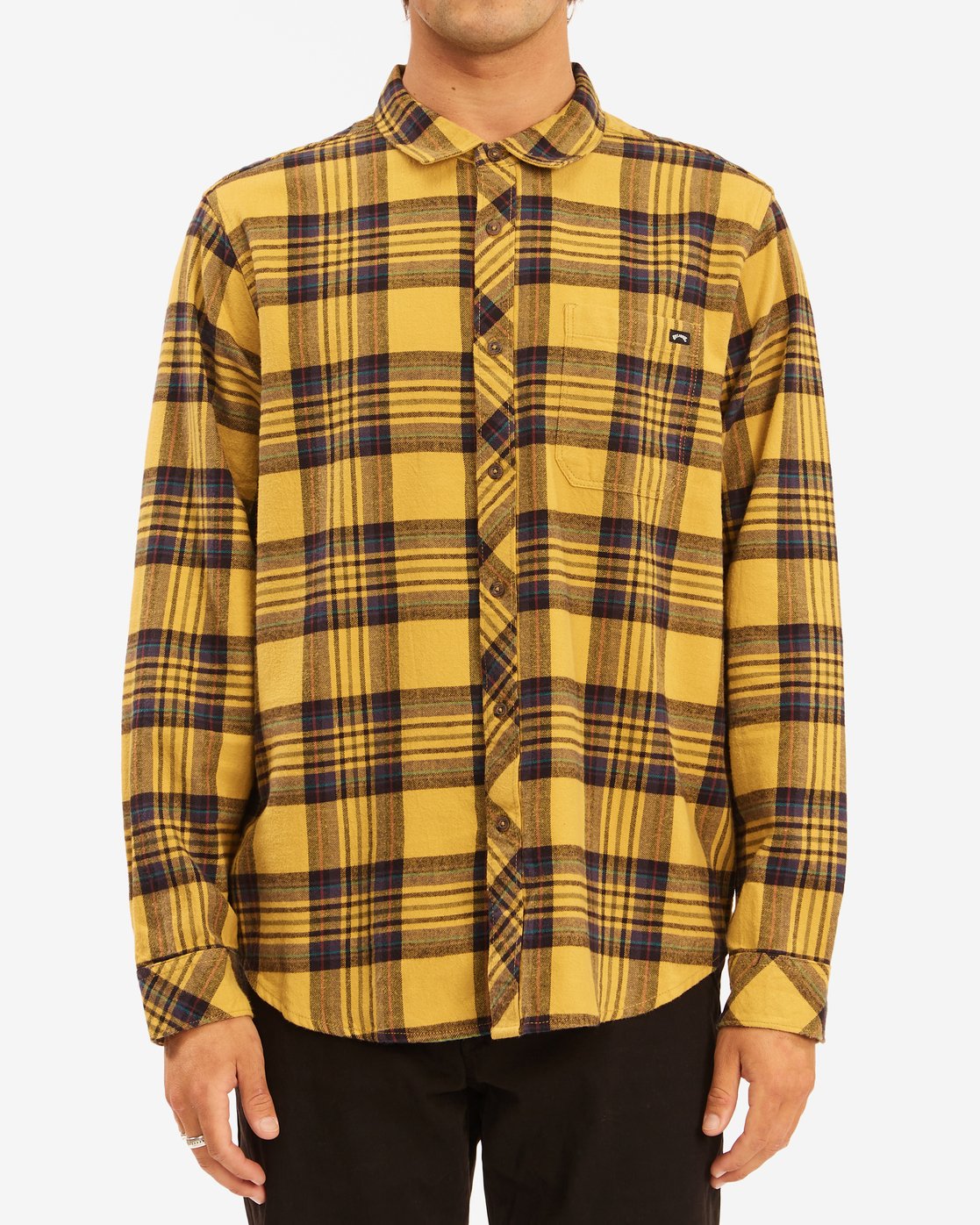 Billabong Mens Coastline Flannel Button Up Shirt Billabong Mens Coastline Flannel Button Up Shirt