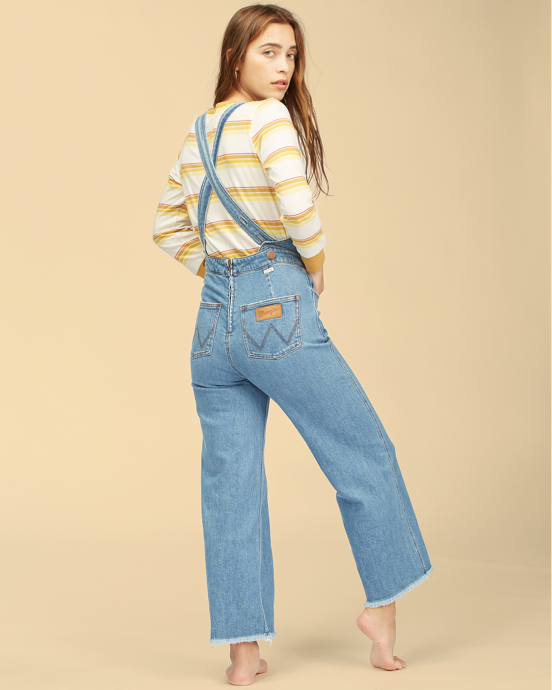 wrangler denim overalls