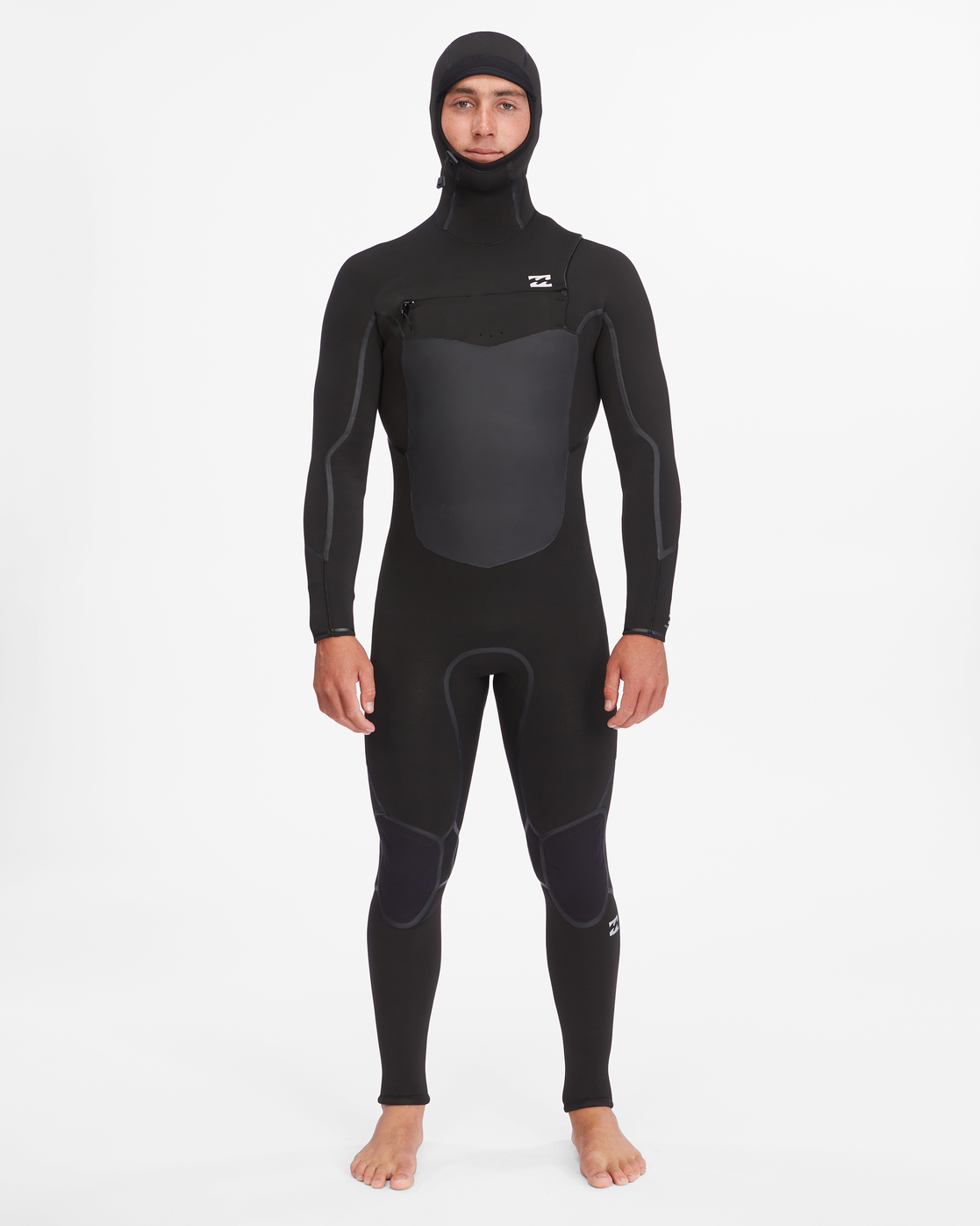 Billabong Men's 302 Furnace Absolute Chest Zip Wetsuit New Black 