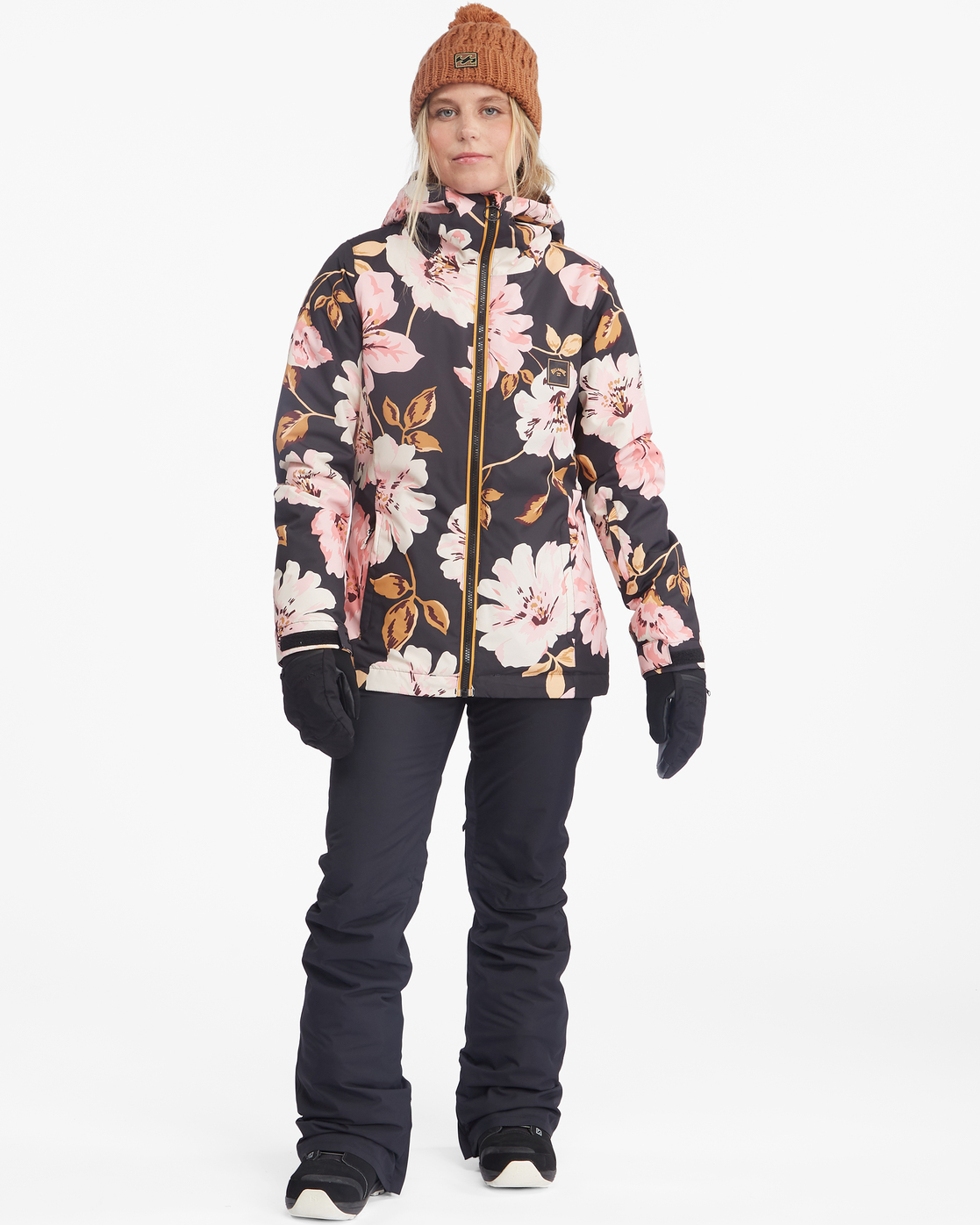 womens floral snow pants