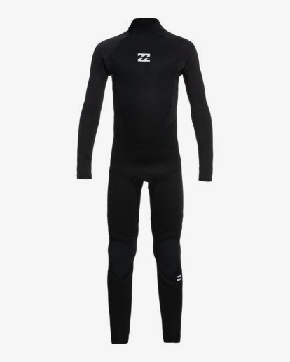 0 Intruder 3/2mm - Back Zip Wetsuit for Boys Black 043B18BIP0 Billabong