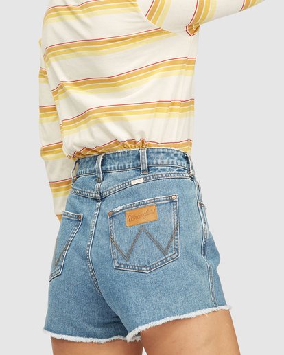 Wrangler denim shorts on sale womens