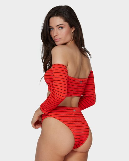 Cold shoulder bikini on sale top