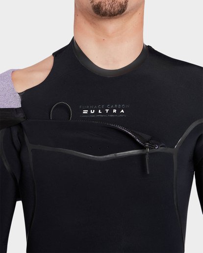 1 Furnace Carbon 504 Chest Zip Full Suit Black 9795896 Billabong