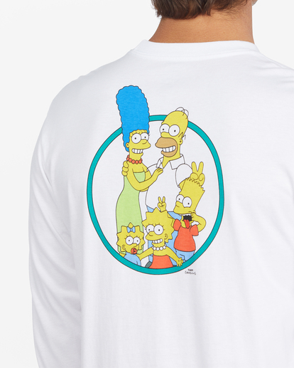 7 Simpsons Family - Organic Long Sleeve T-Shirt for Men  A1LS12BIW0 Billabong