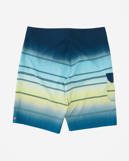 1 Boys' All Day Stripe Pro Boardshorts 18" Blue ABBBS00105 Billabong