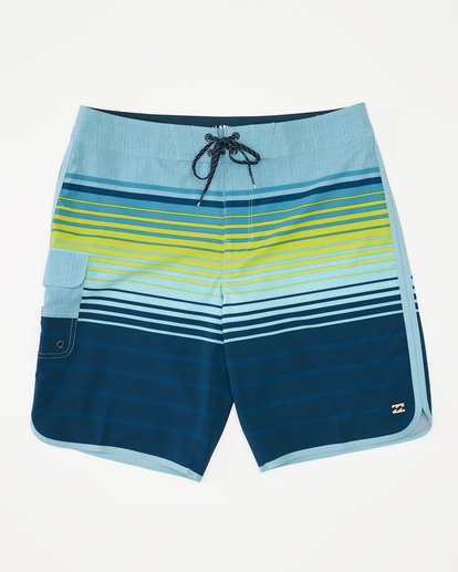 0 Boys' '73 Stripe Pro Boardshorts 18" Green ABBBS00136 Billabong