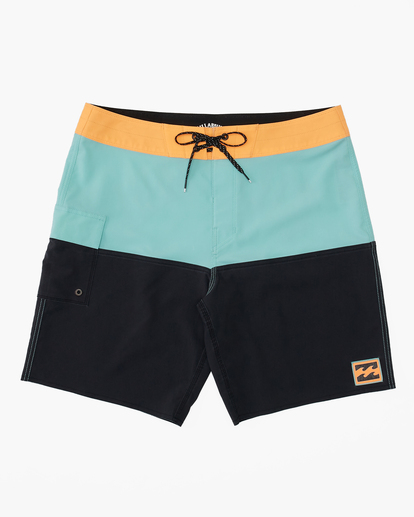 0 Boy's Fifty50 Panel Pro Boardshorts 17" Blue ABBBS00156 Billabong