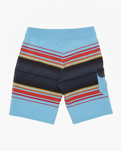 1 Boy's All Day Stripe Pro Performance 16" Boardshorts Blue ABBBS00168 Billabong