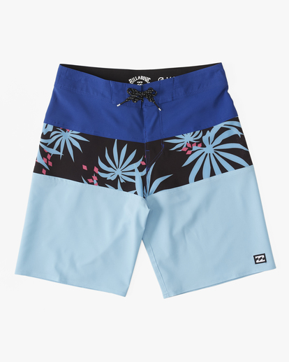 0 Boys' Tribong Pro Performance 17" Boardshorts Blue ABBBS00171 Billabong