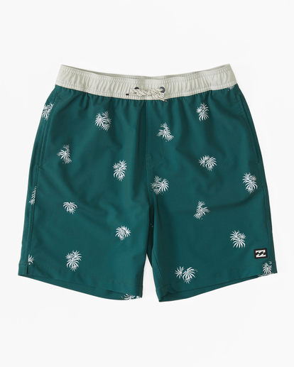 0 Boy's Sundays Layback Boardshorts Green ABBJV00102 Billabong