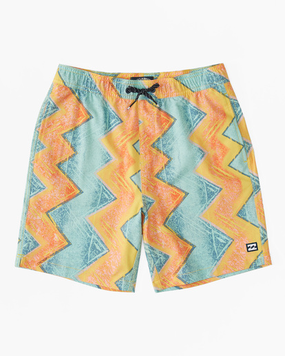 0 Boy's Sundays Layback Boardshorts Yellow ABBJV00102 Billabong