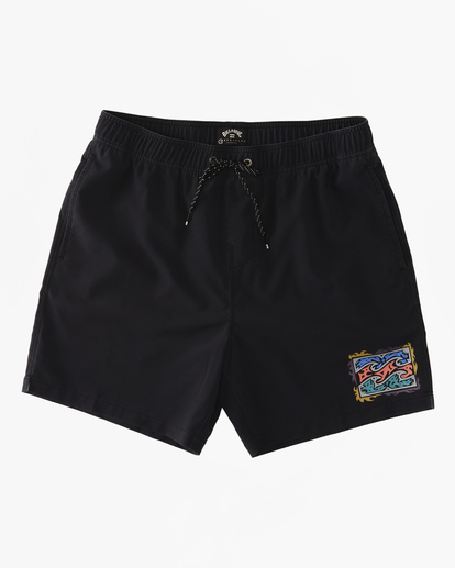 5 Boys 8-16 Riot Layback Boardshorts Black ABBJV00103 Billabong
