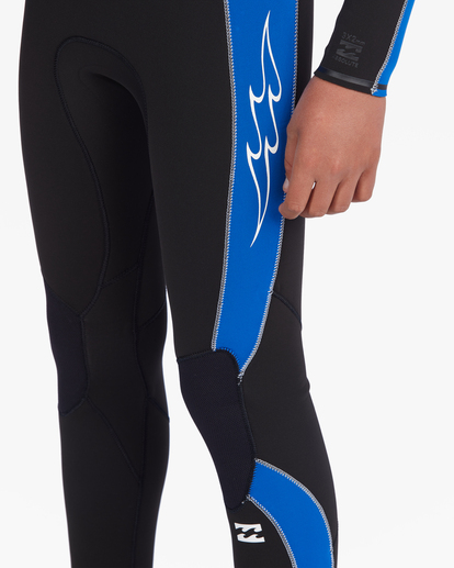 4 Boy's 3/2 Absolute Back Zip Full Wetsuit Blue ABBW100126 Billabong
