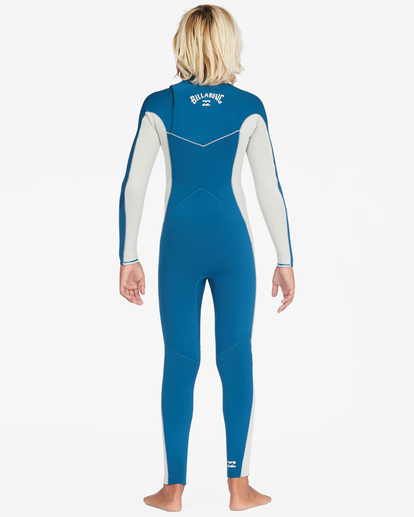 3 Boy's 3/2 Absolute Chest Zip Full Wetsuit Black ABBW100129 Billabong