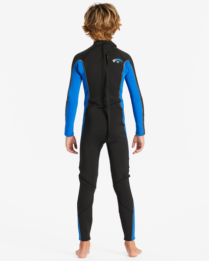 2 Boys 8-16 302 Absolute Back Zip Wetsuit Blue ABBW100134 Billabong