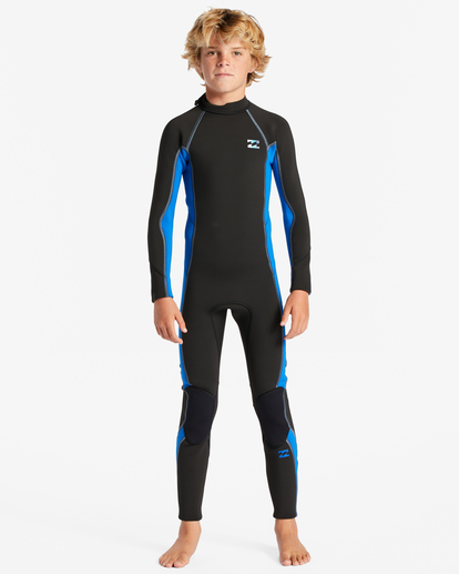 0 Boys 8-16 302 Absolute Back Zip Wetsuit Blue ABBW100134 Billabong
