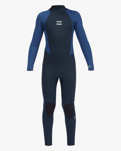 0 5/4mm Intruder - Back Zip Wetsuit for Boys Blue ABBW100140 Billabong