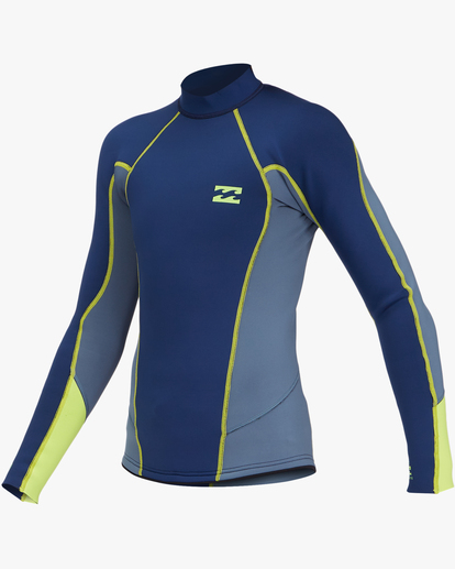 0 Boys' 2mm Absolute Long Sleeve Wetsuit Jacket Blue ABBW800106 Billabong