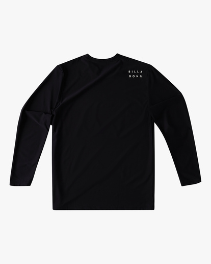 6 Boy's All Day Wave Loose Fit Long Sleeve Surf Tee Black ABBWR00105 Billabong