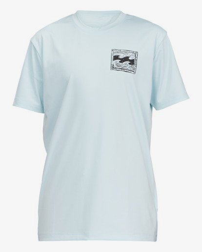 5 Boy's Crayon Wave Loose Fit Short Sleeve Surf Tee  ABBWR00122 Billabong