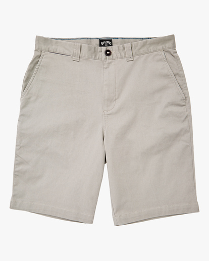 0 Boy's Carter Stretch Shorts Grey ABBWS00107 Billabong