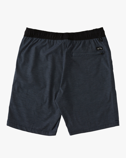 1 Boys' Crossfire Elastic Waist Shorts 16" Blue ABBWS00111 Billabong