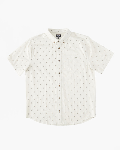 0 Boy's All Day Short Sleeve Shirt White ABBWT00128 Billabong