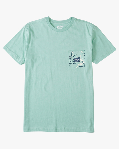 0 Boy's Team Pocket T-Shirt Green ABBZT00302 Billabong