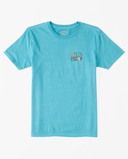 1 Worded - T-shirt para Rapazes 8-16 Azul ABBZT00362 Billabong
