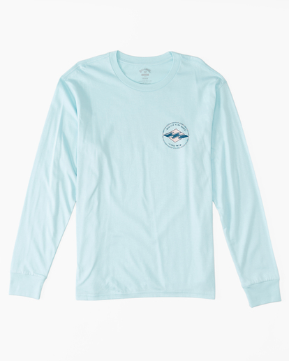 1 Boy's Rotor Diamond Long Sleeve T-Shirt Blue ABBZT00366 Billabong
