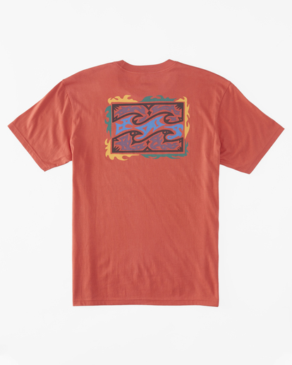 0 Boys 8-16 Crayon Wave T-Shirt Orange ABBZT00388 Billabong