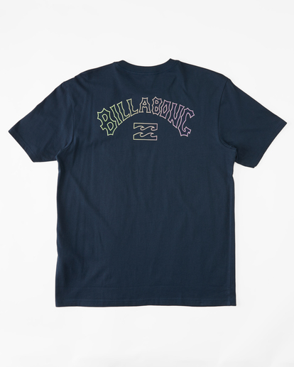 0 Boy's Arch Fill Short Sleeve T-Shirt Blue ABBZT00447 Billabong