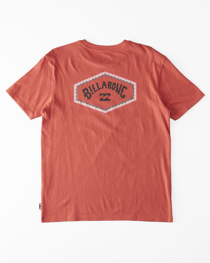 0 Boy's Exit Arch Short Sleeve T-Shirt Orange ABBZT00454 Billabong