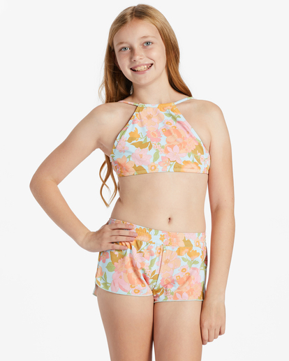 0 Girl's Blown Away Elastic Waist Multicolor ABGBS00132 Billabong