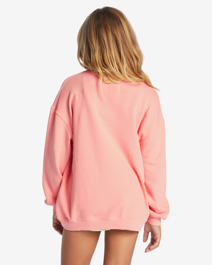 2 Girls' Making Waves Crewneck Sweatshirt Pink ABGFT00138 Billabong