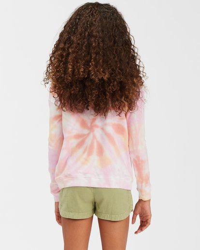 2 Girls' Making Waves Crewneck Sweatshirt Multicolor ABGFT00138 Billabong