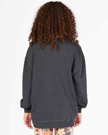 3 Girls' Making Waves Crewneck Sweatshirt Black ABGFT00138 Billabong