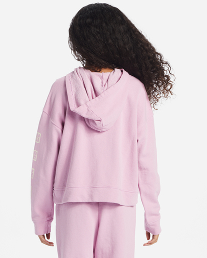 2 Girl's Perfect Weekend Mini Crew Neck Sweatshirt Purple ABGFT00172 Billabong
