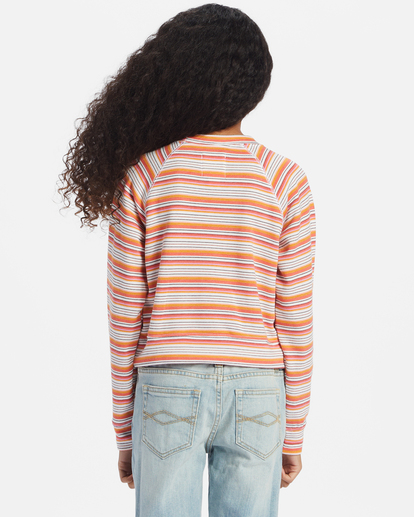 2 Girl's Little Sister Crew Neck Sweatshirt Pink ABGFT00173 Billabong