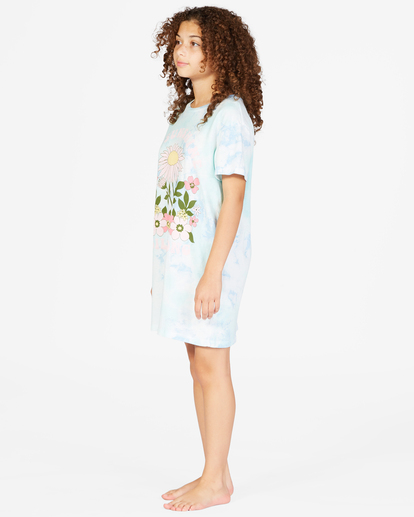 1 Girls' Keep It Beachy T-Shirt Dress Blue ABGKD00101 Billabong