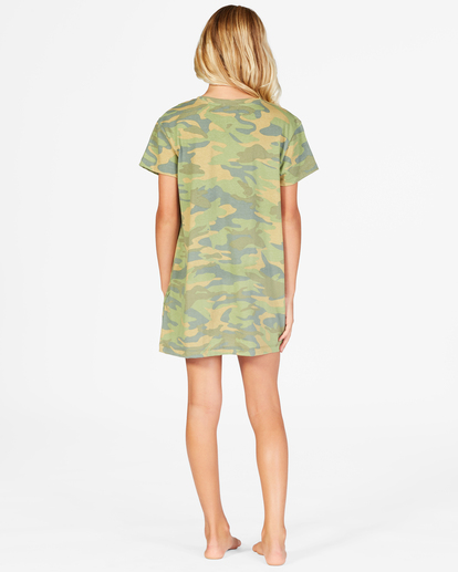 2 Girls' Keep It Beachy T-Shirt Dress Green ABGKD00101 Billabong