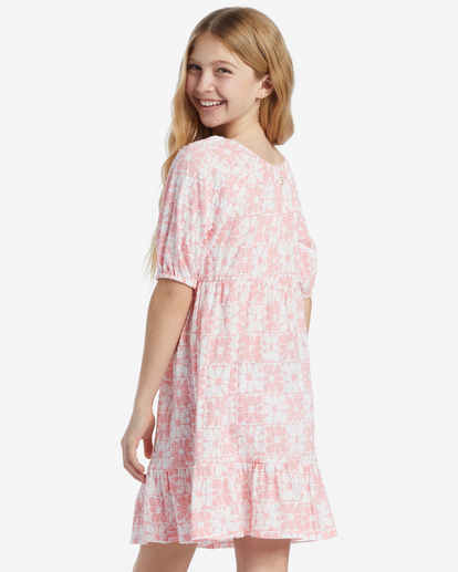 2 Girl's Daisy Love Dress Pink ABGKD00155 Billabong