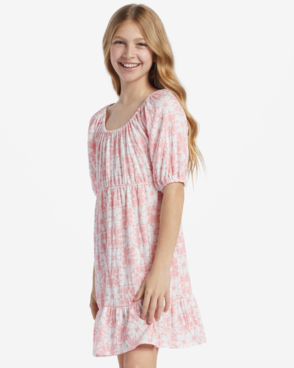 1 Girl's Daisy Love Dress Pink ABGKD00155 Billabong