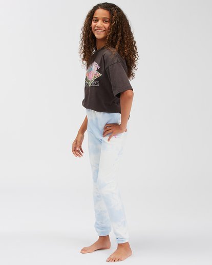 1 Girls' Making Waves High-Waist Sweatpants Blue ABGNP00117 Billabong