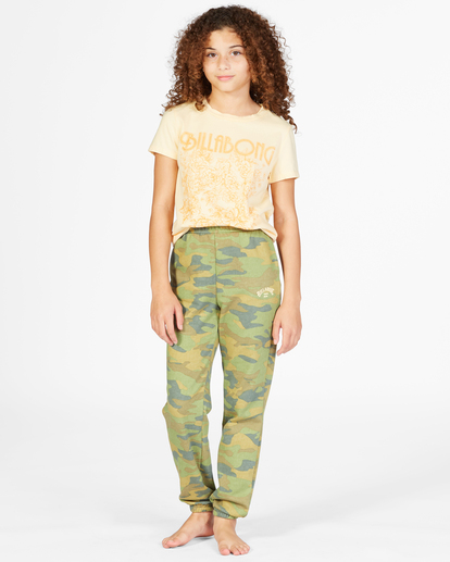 0 Girls' Making Waves High-Waist Sweatpants Green ABGNP00117 Billabong