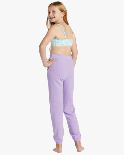 2 Girls' Making Waves High-Waist Sweatpants Purple ABGNP00117 Billabong