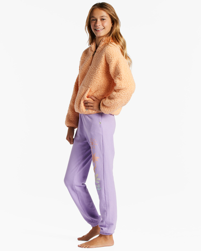 1 Girls' Making Waves High-Waist Sweatpants Purple ABGNP00117 Billabong