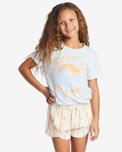 0 Mad For You Elastic Waist Shorts Multicolor ABGNS00103 Billabong