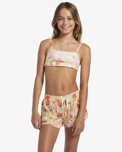 0 Mad For You Elastic Waist Shorts Pink ABGNS00106 Billabong